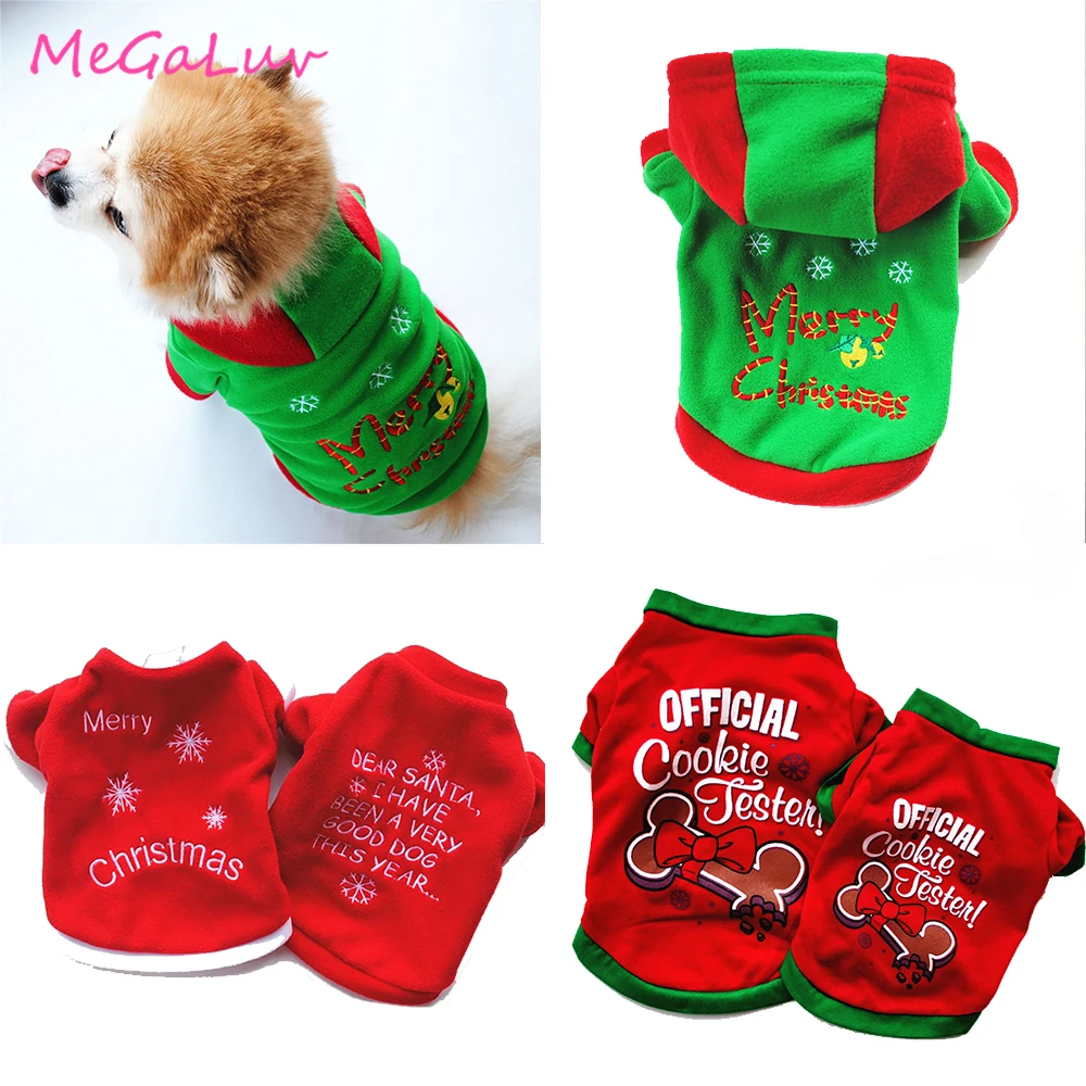 

Pet Dog Christmas Clothing Warm Fluffy Cute Snowman Bones Pet Coat Puppy Tops French Bulldog Hedging Christmas Dog Clothes