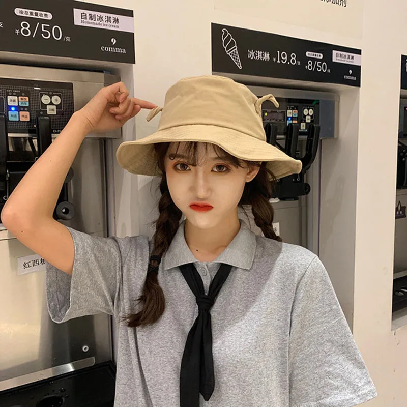 2021 взрывобезопасные модели рыбака шляпа женская летняя японская Милая с острыми