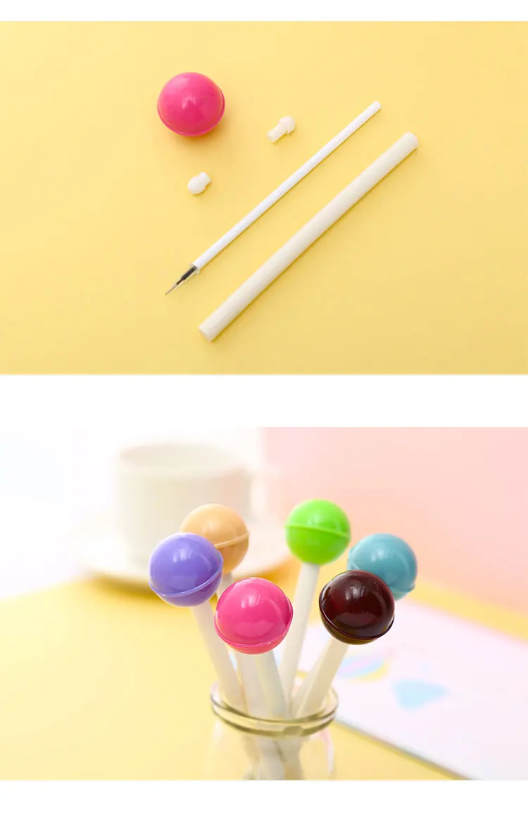 12 шт. Радужный цвет Pocky гель милый Kawaii забавная канцелярская принадлежность материал элемент школьные офисные принадлежности аксессуар Kawai стационарная вещь Bts