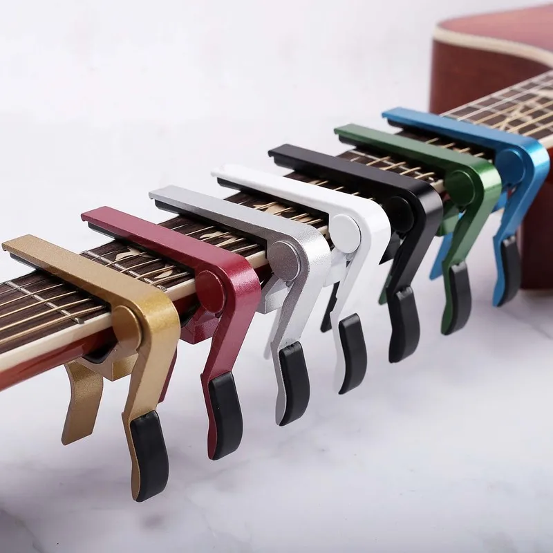 

Universal Capo Guitar Accessories Quick Change Clamp Key Aluminium Alloy Metal Acoustic Classic Guitar Capo for Guitar Parts