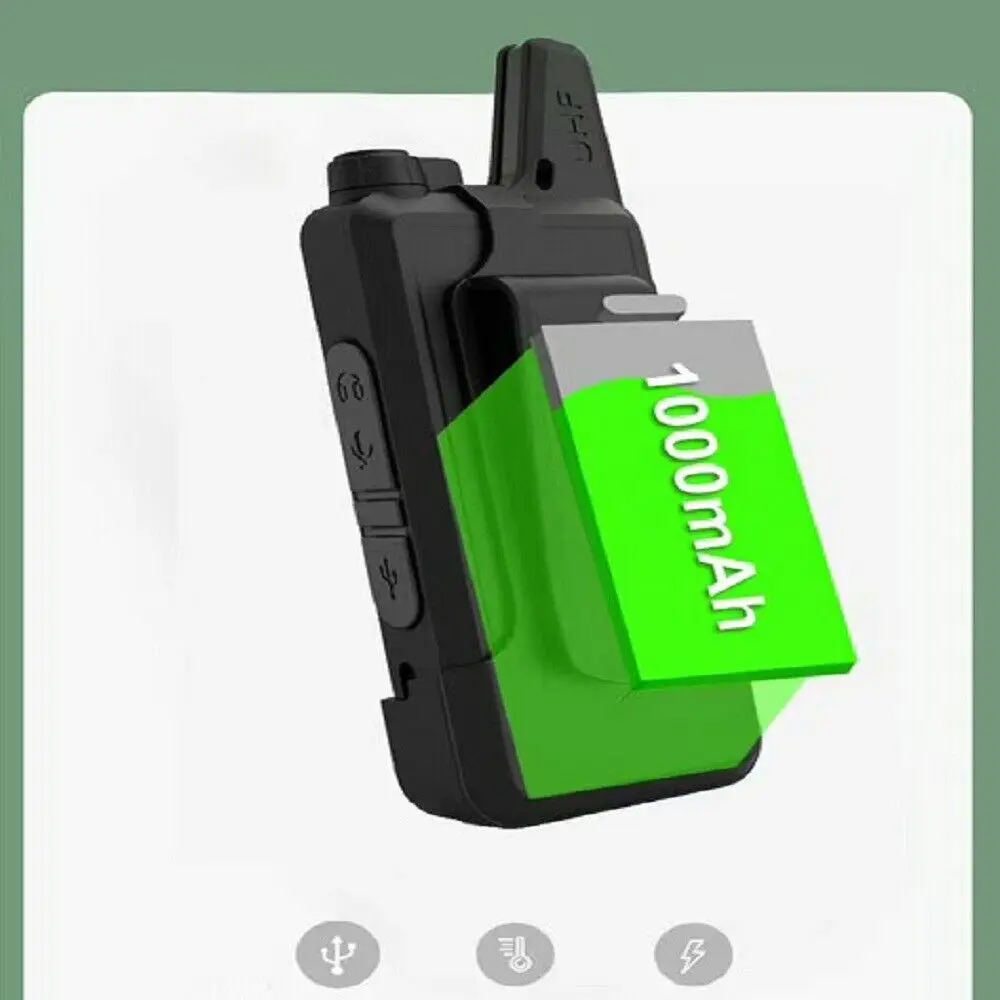 Комплект из 2 предметов новинка иди и болтай Walkie Talkie мини WLN KD C1 плюс “иди 5 Вт UHF 400