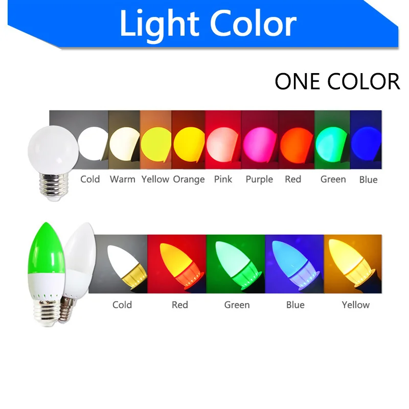 Светодиодный светильник E27 E14 3 Вт G45 C35 RGB светодиодный яркий SMD 2835 AC 220 В 240 | Лампы и