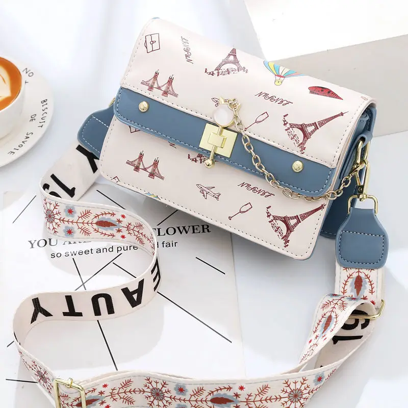 

Daily Portable Women's Makeup Bag Fashion Versatile Women's Shoulder Bag Adjustable Cross-body Bag Mobile Phone Wallet