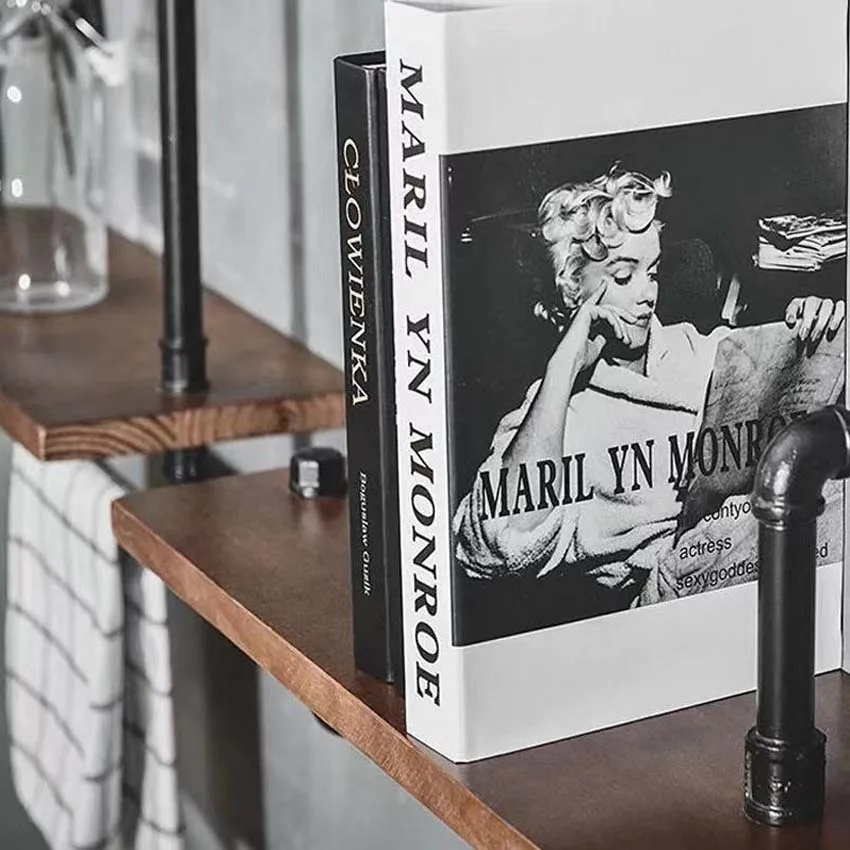 

Fake Books Decor Home Room Decoration Book Box Stylish and Luxury Decorative book Can Be Customized Storage Fake Book Box