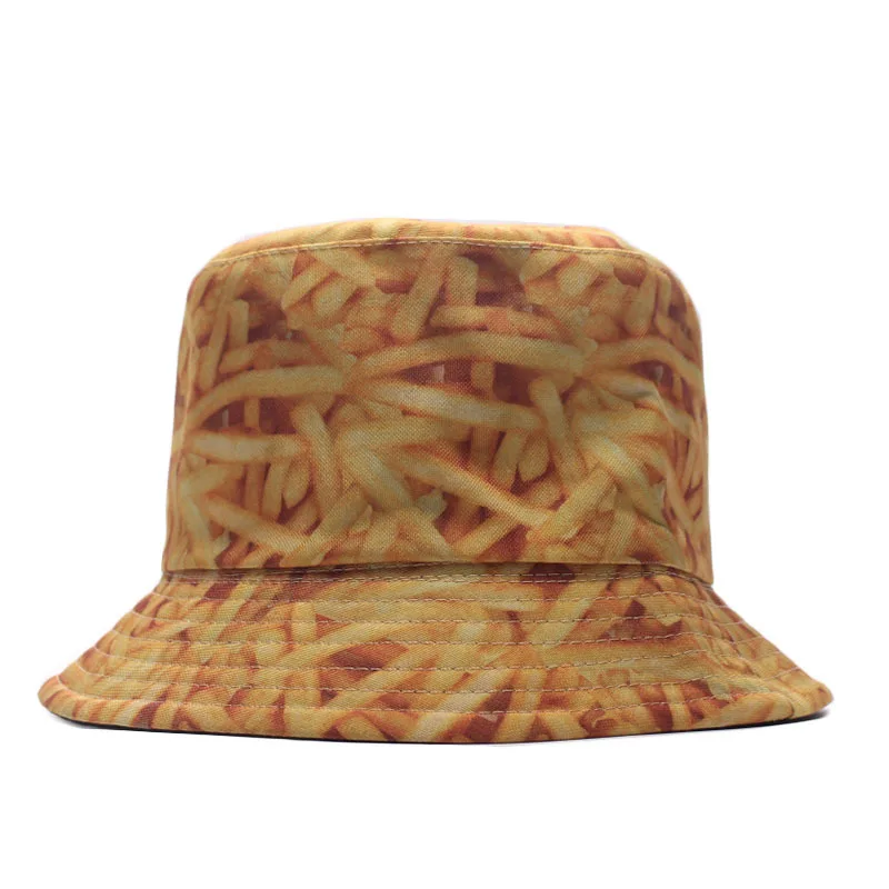 Панама в стиле унисекс для пар двусторонняя шляпа с широкими полями принтом