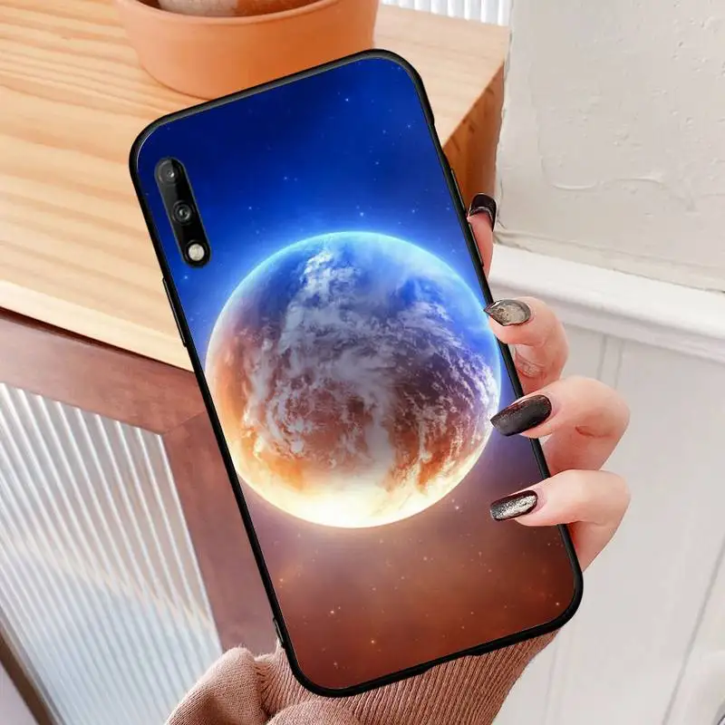 

Star Moon Earth Phone Case For honor 7 8 9 10 20 30 A X S lite pro PLAY Cover Fundas Coque
