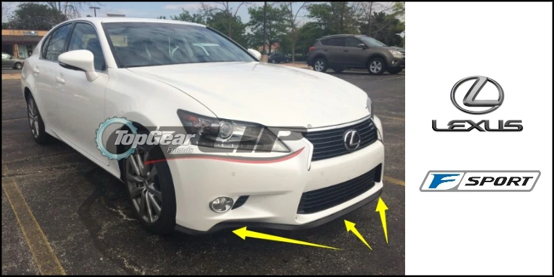 Дефлектор губ на бампер для Lexus ES 300 350 240 250 330 300h TOYOTA Windom Vista передняя юбка
