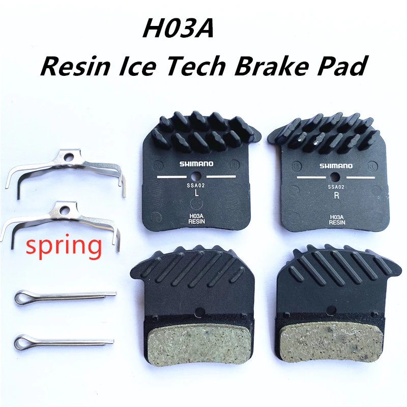 H03A Pastiglie Freno DEORE XT SAINT ZEE H01A D03S Aletta Di Raffreddamento del ghiacio Tech Pad Mountain M8020 M82|Велосипедный