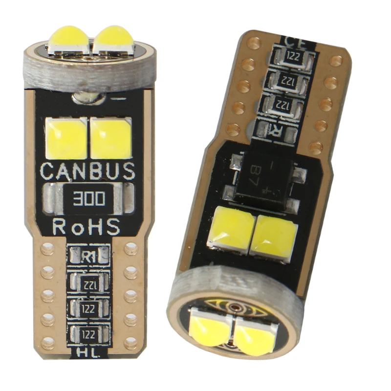 

Сверхъяркие СВЕТОДИОДНЫЕ Лампы Canbus T10 W5W WY5W 3030, без ошибок, Купольные лампы для чтения салона автомобиля, автомобильная парковочная лампа, кл...