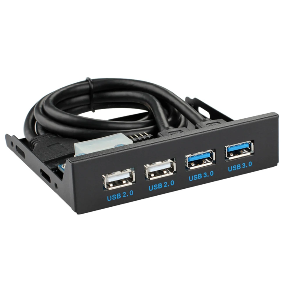 

Высокоскоростной Многофункциональный 4-портовый USB расширительный Профессиональный концентратор Передняя панель Plug Play 60 см Кабель-адаптер...