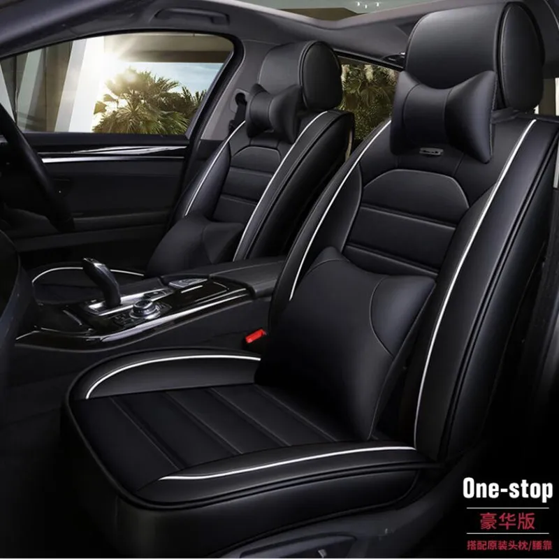 Фото Новый роскошный кожаный универсальный чехол для автомобильных сидений Mazda Все