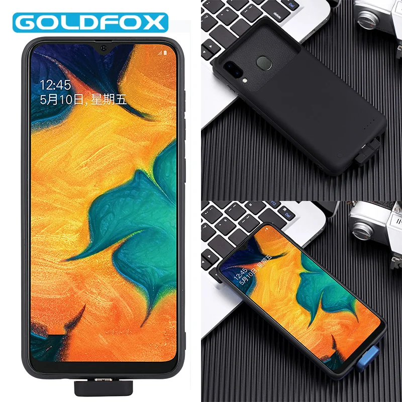 Чехол для зарядного устройства Samsung Galaxy A20 A30 5000 мАч магнитное внешнее резервное
