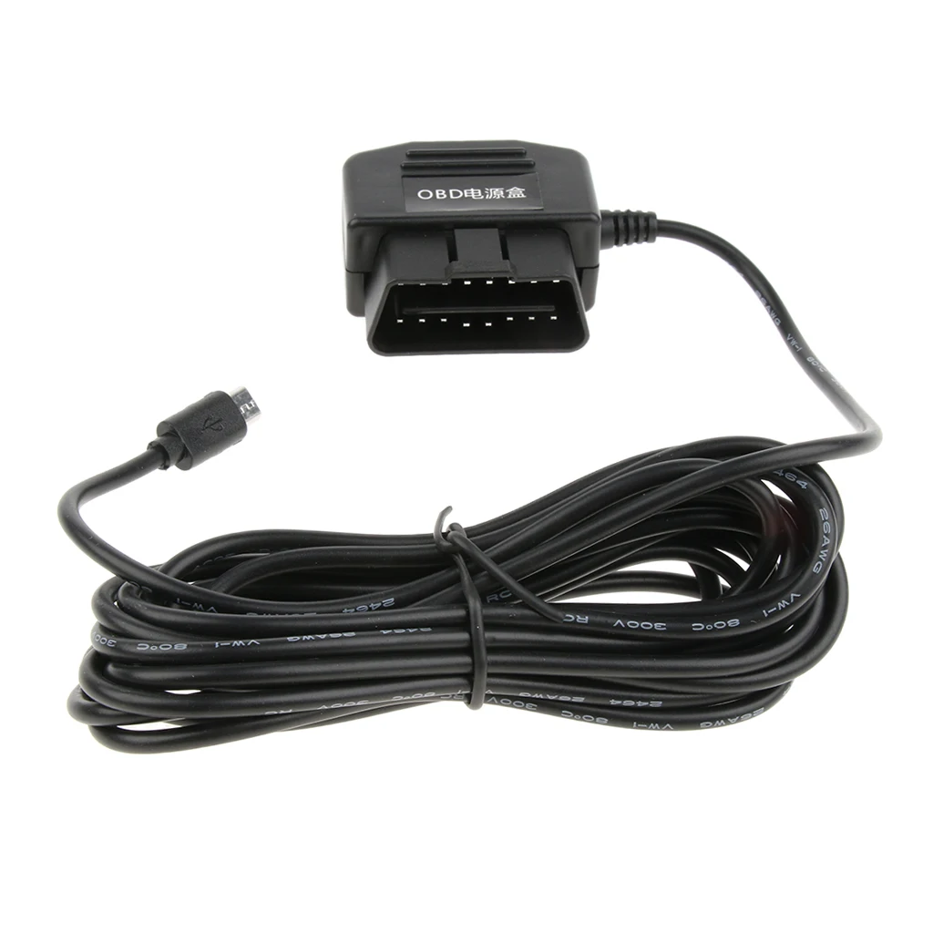 Премиум 3 5-метровые Автомобильные видеорегистраторы Hardwire Kit 12В/36В до 5В для DVR GPS