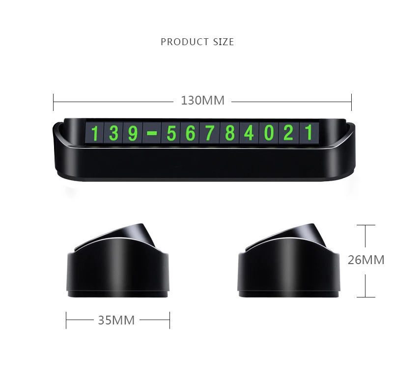 New Car Styling Temporary Parking Card Phone Number For Audi A1 A2 A3 A4 A5 A6 A7 A8 B5 B6 B7 B8 C5 C6 Q2 Q3 Q5 Q7 TT S3 S4 | Автомобили и