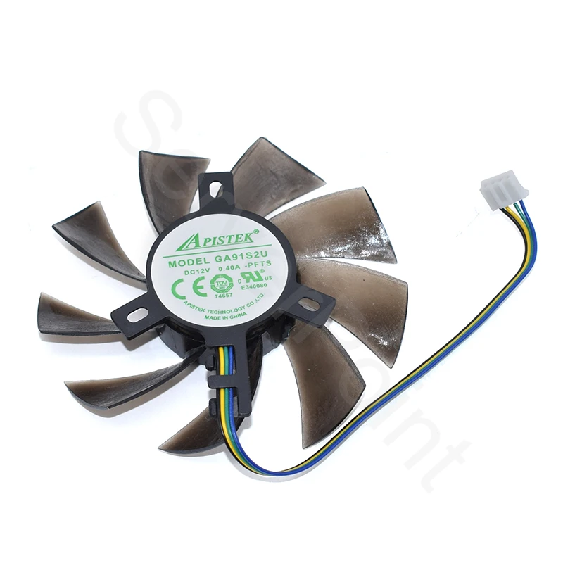 GA91S2U PFTA 0.40A 4P размер 85 мм вентилятор охлаждения для GTX 1060 1070 1070Ti 3G 6G 8G P106-100 Графика