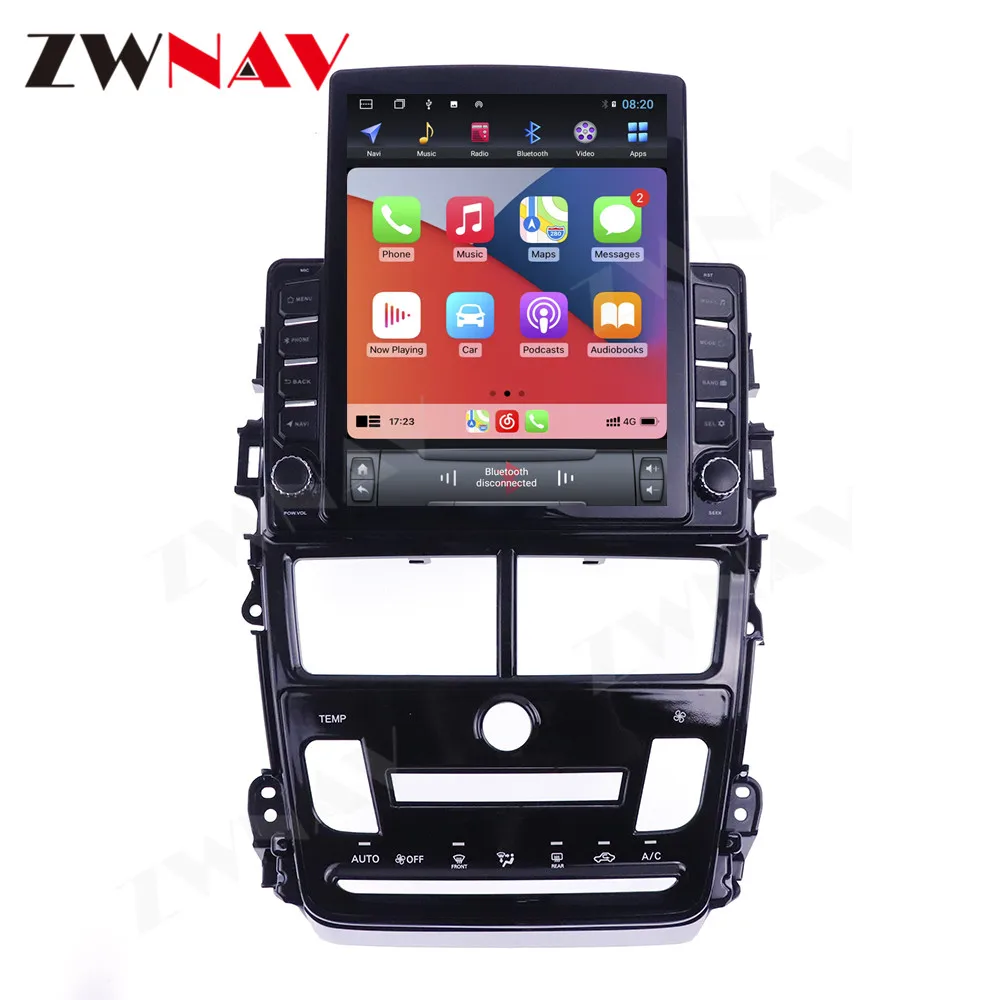 

GPS Navi Android 10 4+64G Car DVD Player Auto Radio Multimedia Head Unit Touch Screen For Toyota Yaris Vios 2017-2020 IPS