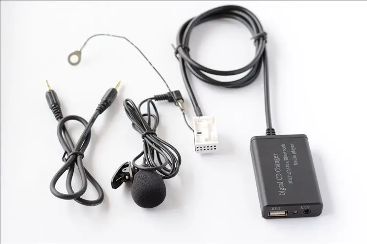 Автомобильный Aux USB Bluetooth Mp3 музыкальный адаптер для замены CD 12 контактного