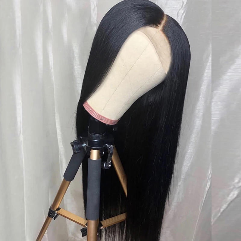 

Karizma 4X4 Lace Closure Wig Human Hair Wigs Closure Wigs For Black Women Peruvian Straight Lace Wig Human Hair Remy 10-26 Inch