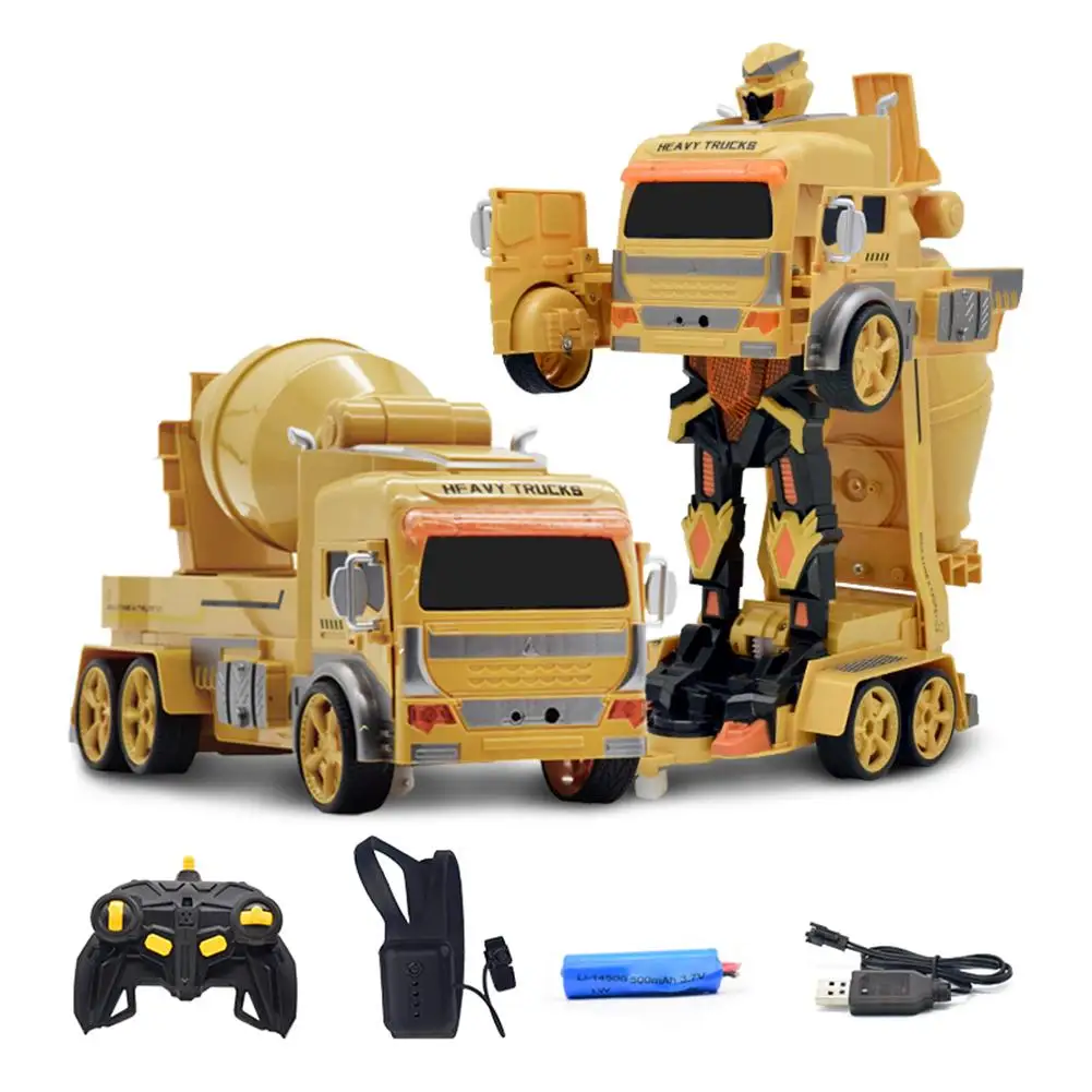 

Радиоуправляемый инженерный автомобиль серия игрушек 1:12 один ключ деформация самосвал часы Гравитация датчик жеста Радиоуправляемый авто...