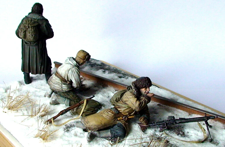 1/35 Scale Die-cast Resin White Model World War II Soviet Red Army Needs Manual Coloring Free Shipping | Игрушки и хобби