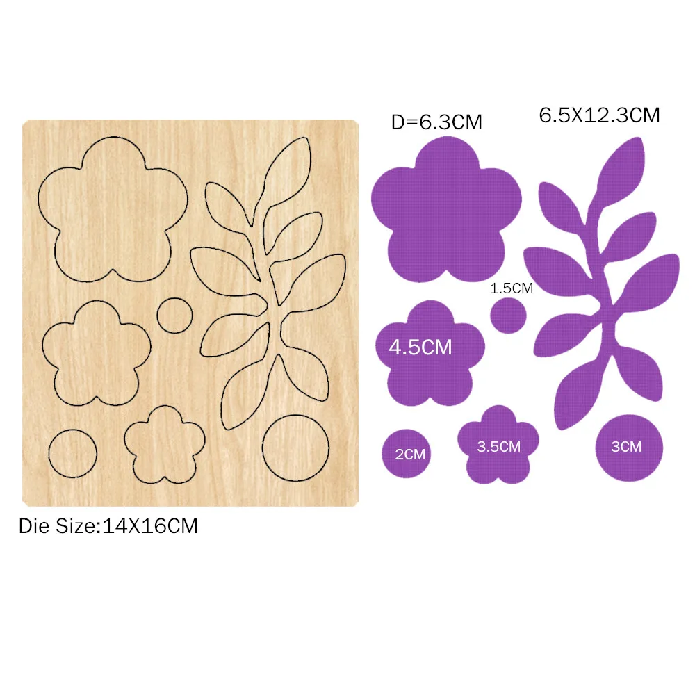 Режущие штампы для рукоделия с цветами режущие стальное правило Деревянный