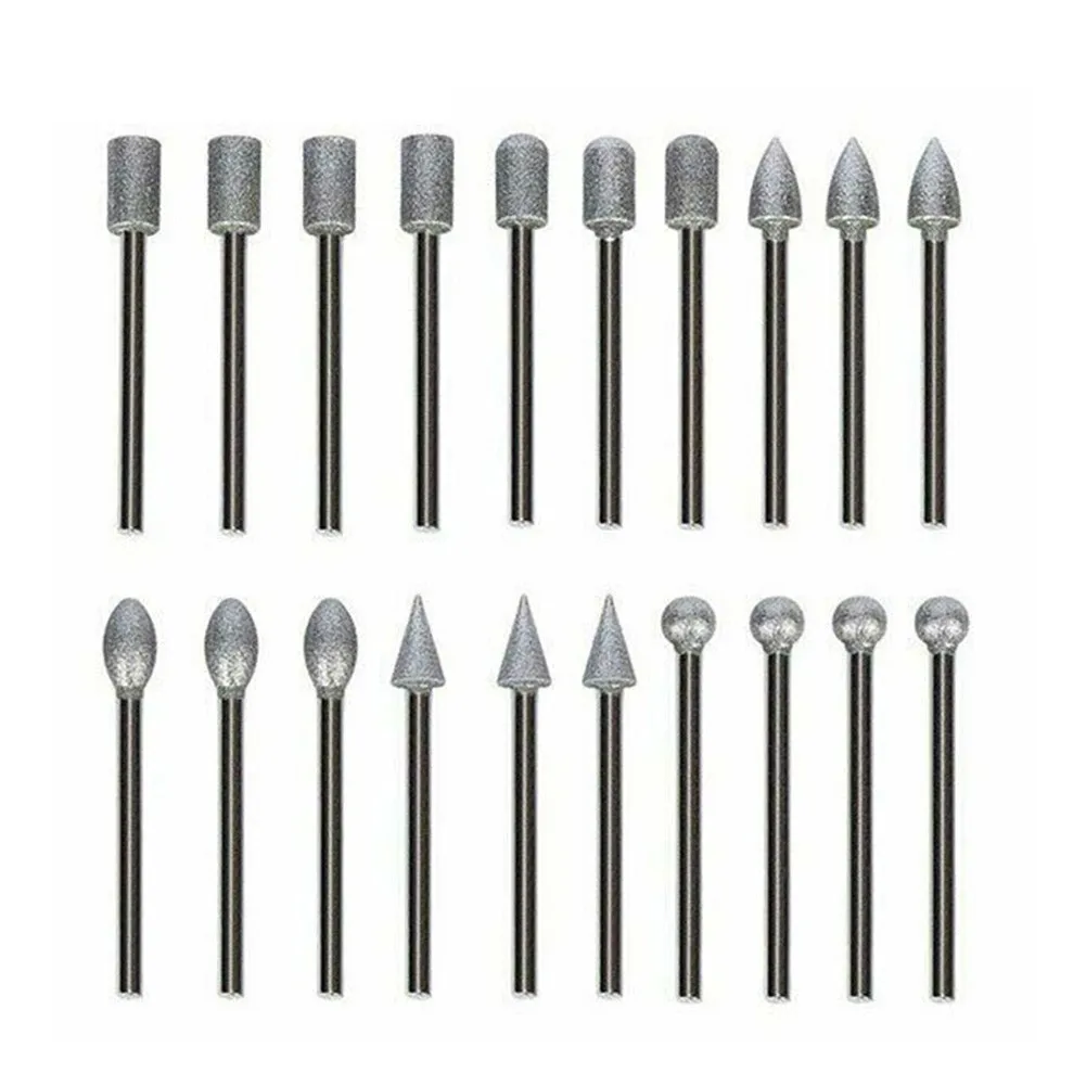 

30Pcs+20pcs Diamond Burr Engraving Rotary Tool Drill Bit Kit Burrs Bur 2 Kits Used With Electric Mill /hanging Mill / Bench Mill