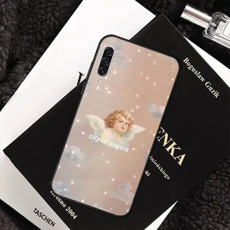 

Art Renaissance angels Phone Case for samsung galaxy a 51 52 71 50 12 72 21s 70 40 20e 31 30s 32 5G soft silicone cover