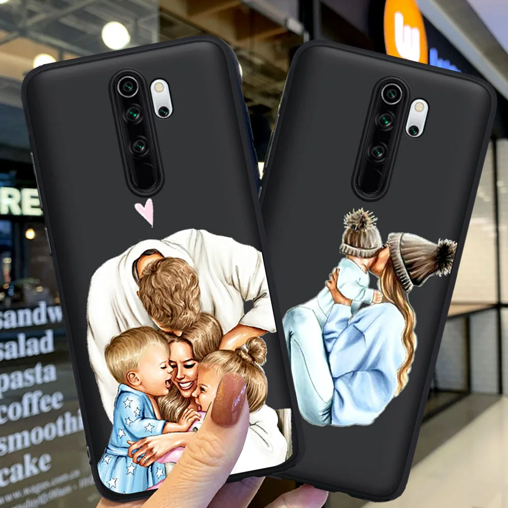 Модный мягкий чехол для телефона Xiaomi Redmi Note 5 7 8 8T 9 9S 10 Pro K20 с черными и коричневыми