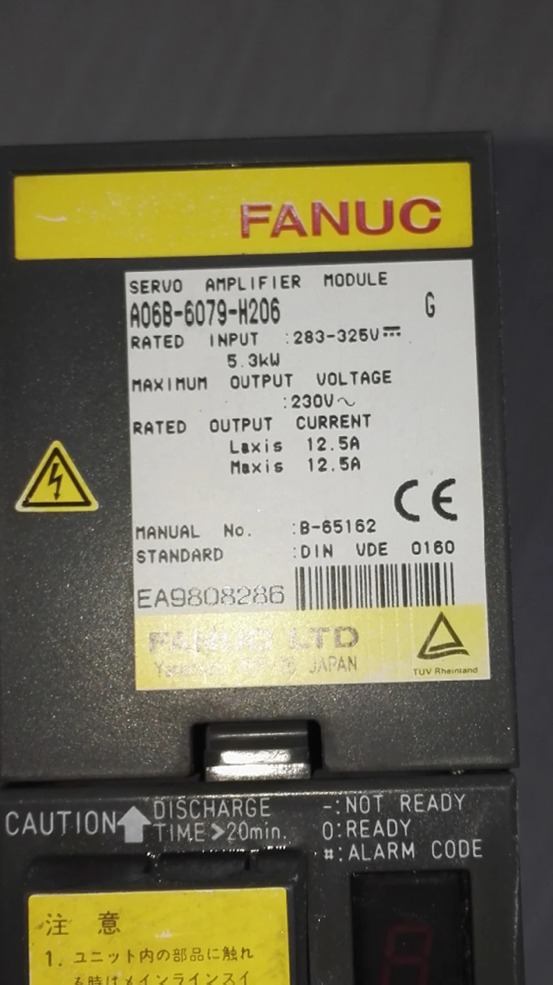 Fanuc сервопривод A06B 6079 H206 Сервоусилитель используется в хорошем состоянии|Детали