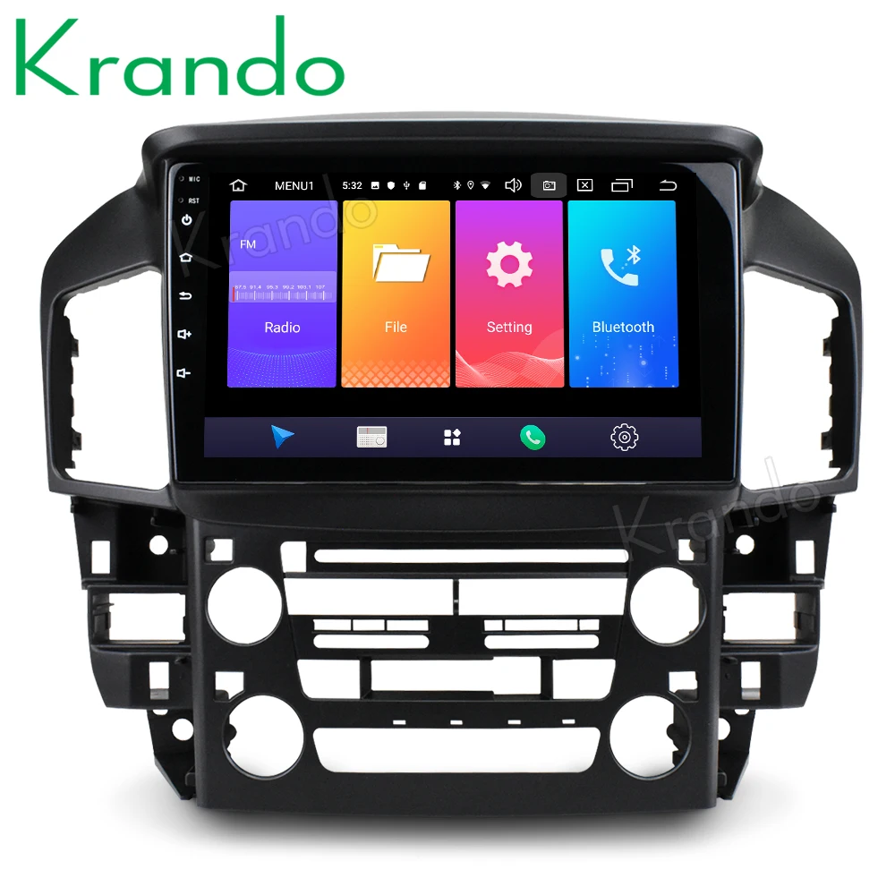 Krando 2+ 32G Android 9,0 " ips Full touch автомобильный Радио мультимедийный плеер для Lexus RX300 1998~ 2003 gps навигация нет 2din DVD