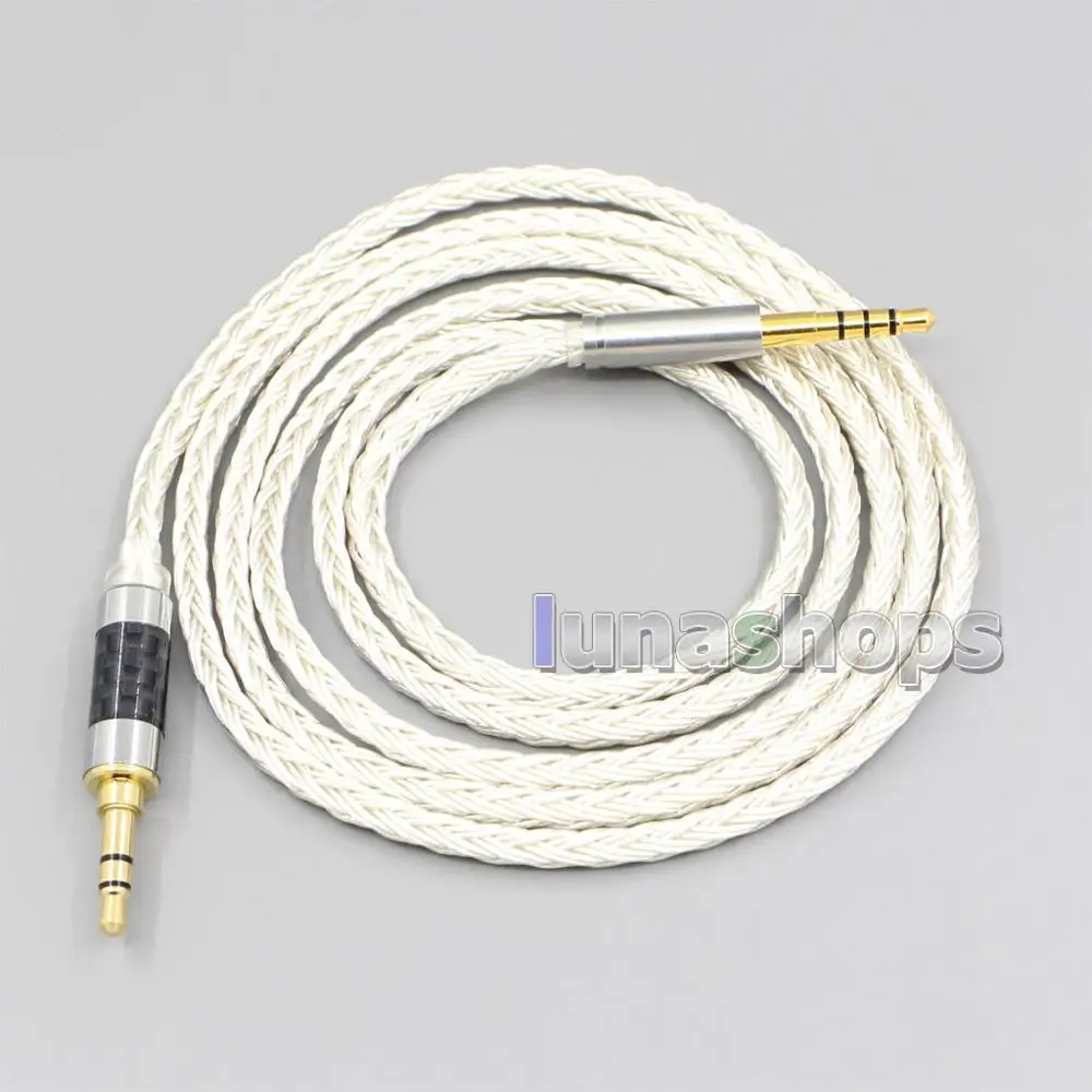 

16 Core OCC Silver Plated Headphone Cable For Audio Technica ATH-WS660BT WS990BT WS1100iS ATH-M50xBT SR50 SR50BT LN007246