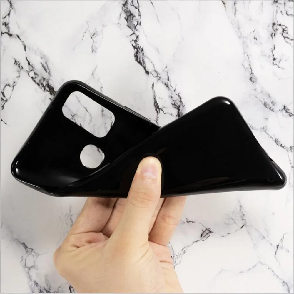 transparent phone case for infinix hot 9 play silicone case anti knock soft black tpu case for infinix hot 9 back cover coque free global shipping