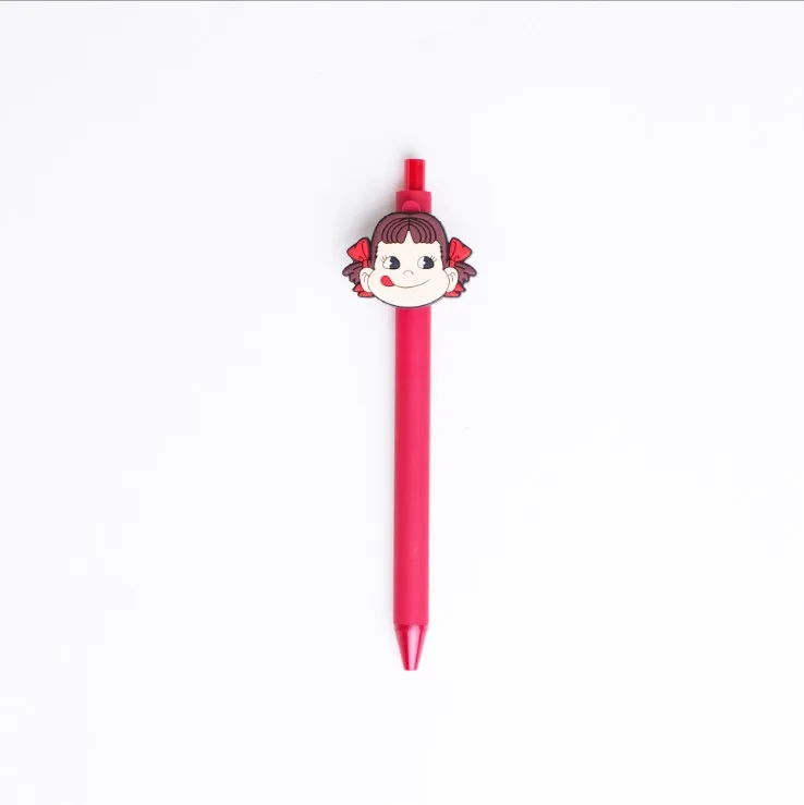 PEKO-chan doraemon Elmo Maruko конфетный цвет, матовый 0,5 мм черная гелиевая ручка для обучения канцтовары шариковая ручка для детей
