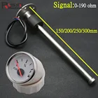 Датчик уровня топлива высокого качества из нержавеющей стали, датчик уровня воды 300250200150 мм для 0-190ohm, датчик уровня топлива для морской лодки