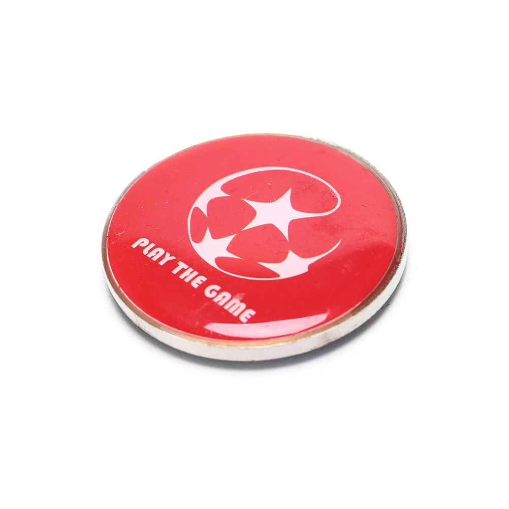 

1PC Sports PVC Soccer Football Champion Pick Edge Finder Coin Toss Referee Side Coins For Table Tennis Football Matches