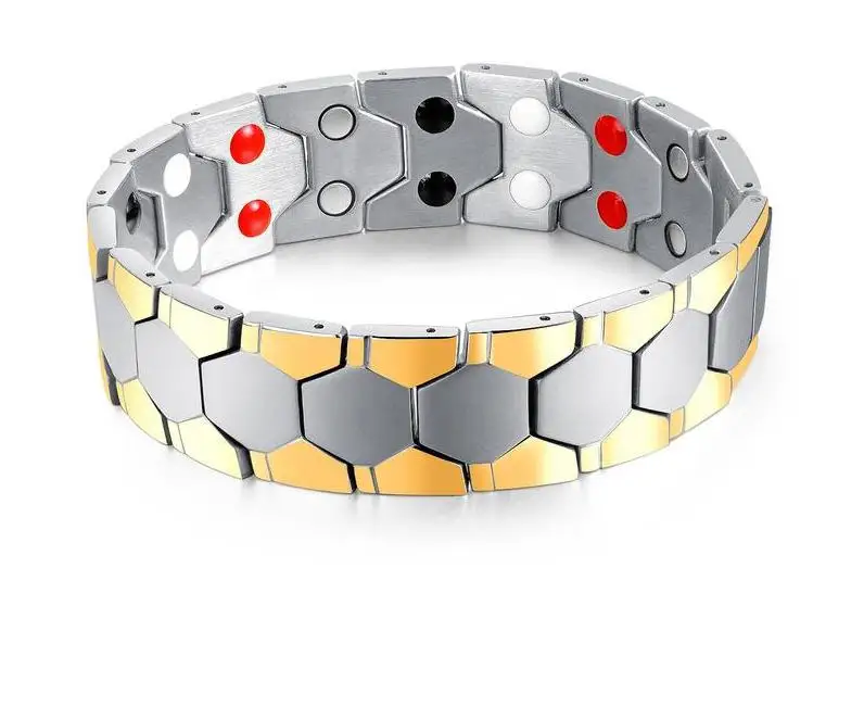 Евро американский Bachi ювелирные изделия оптом мужской золотой двойной магнит