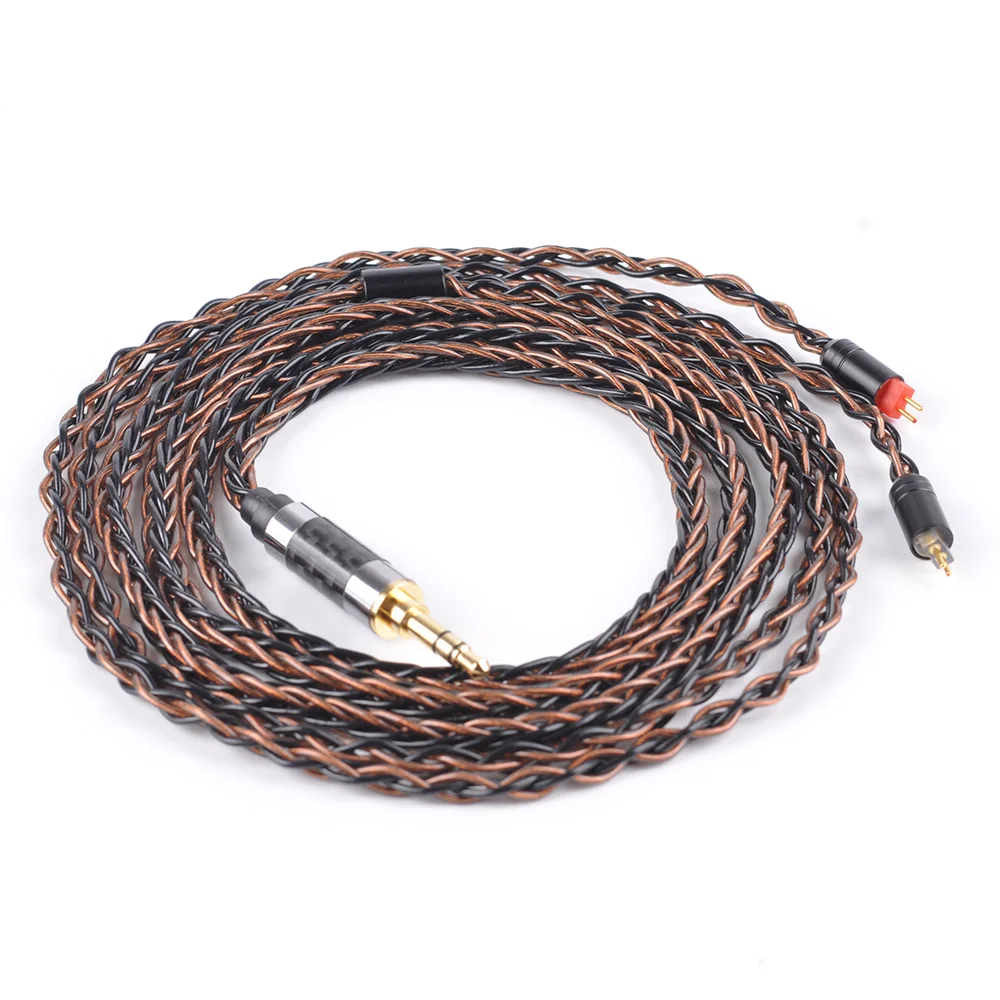 Yinyoo 3,5/4,4/2,5 мм сбалансированный MMCX для Shure SE215 se535 se846 2Pin 8 ядер посеребренный кабель для наушников для ZS10 AS10 ZSN для TRN