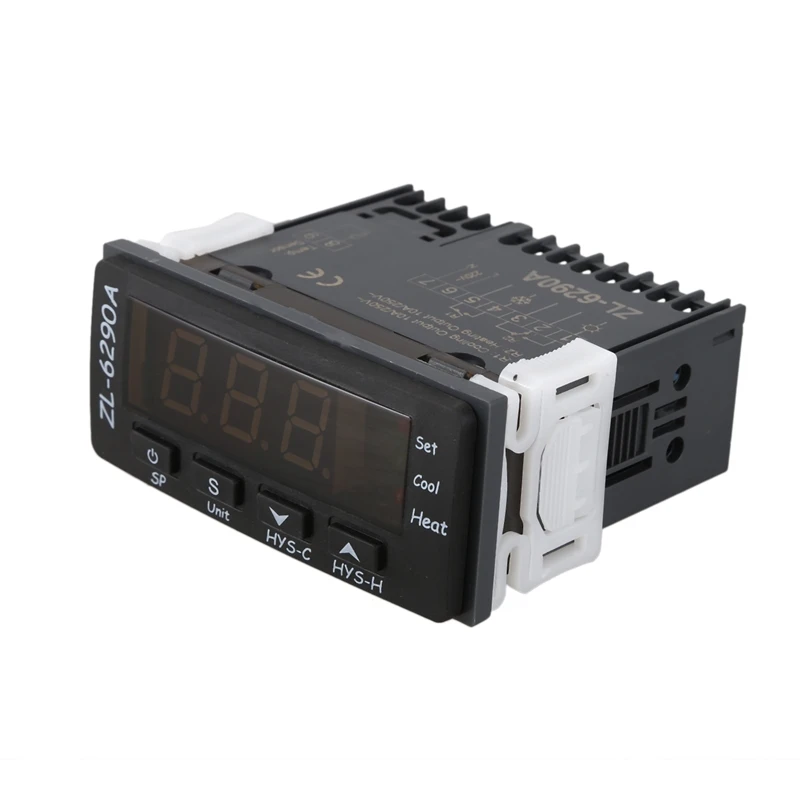 

ZL-6290A Dual 10A Output Fahrenheit Celsius Thermostat Controller Thermostat Temperature Regulator