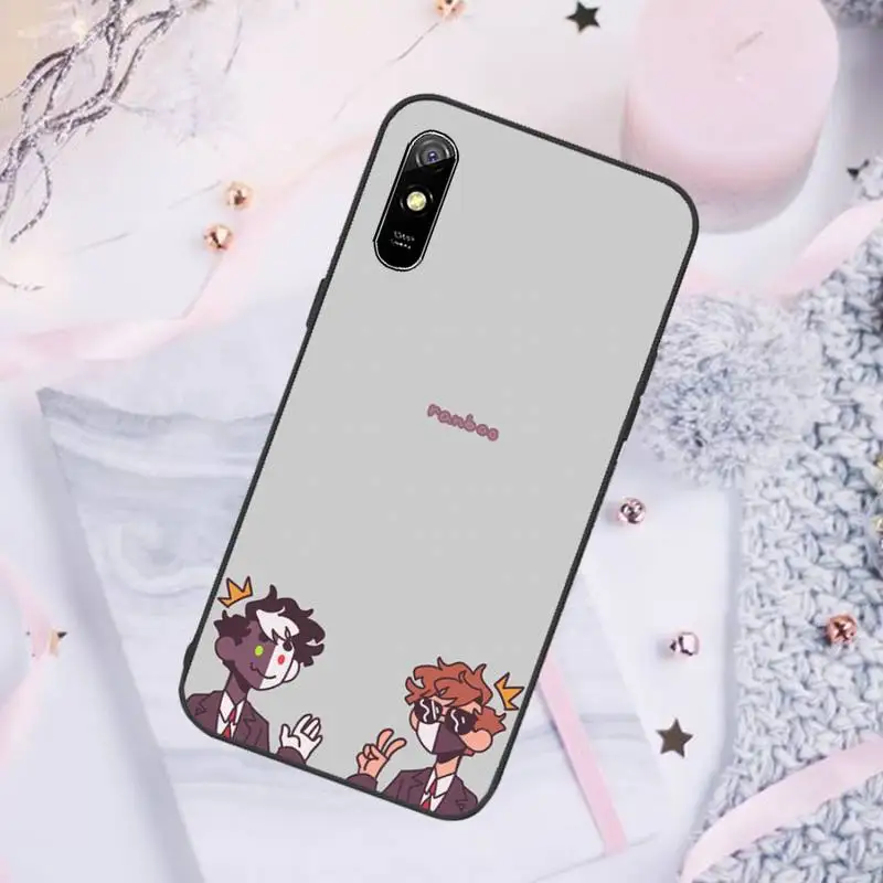 

quackity fanart cartoon image Phone Cases For Xiaomi Mi Redmi Note 7 8 9 pro 8T 9T 9S 9A 10 Lite pro