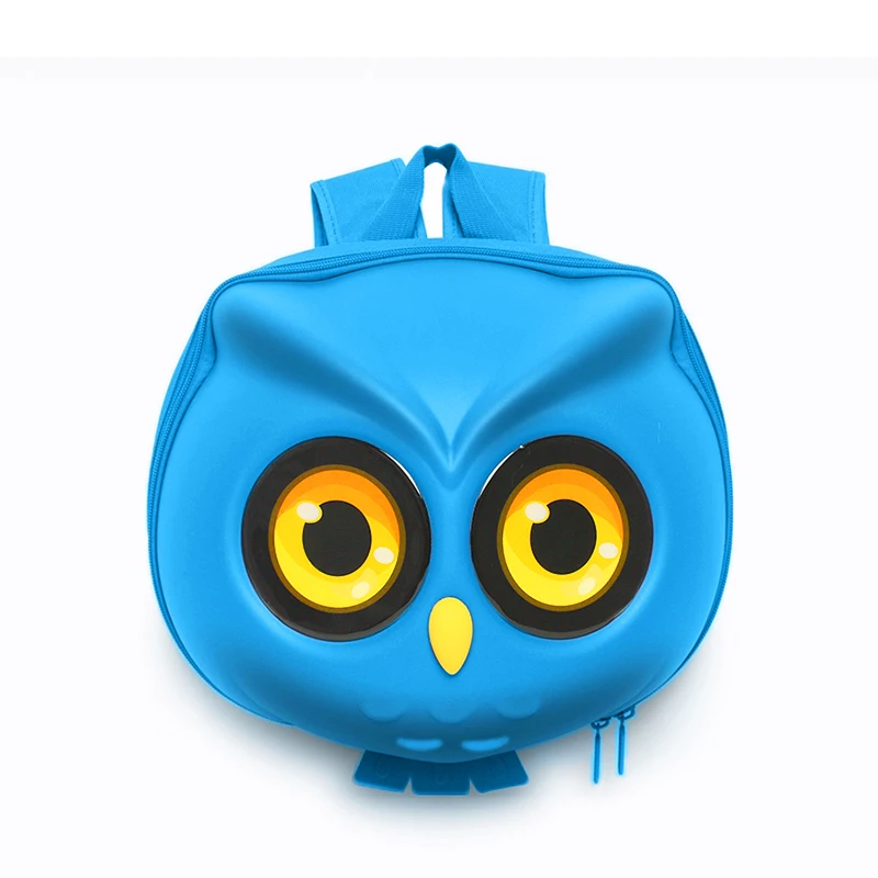 

Children's backpack fashion kids' bag brand SUPERCUTE original design Owl backpack 3D Owl Shape bags for children