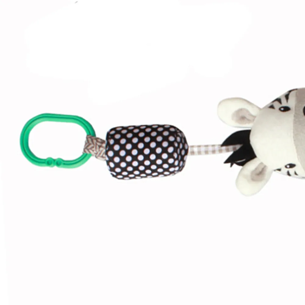 

Baby Toys Cartoon Zebra Infant Mobile Cloth Toy Baby Trolley Bed Wind Chimes Rattles Bell Bebe Crib Bed Hanging Bell Pacify Toy