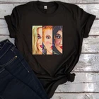 Женская футболка в стиле панк, на Хэллоуин