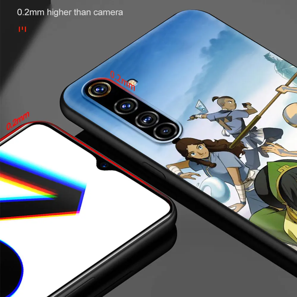 avatar the last airbender shockproof case for realme c3 8 pro bag fundas silicone soft black cover for realme 6 7 pro c21 shell free global shipping