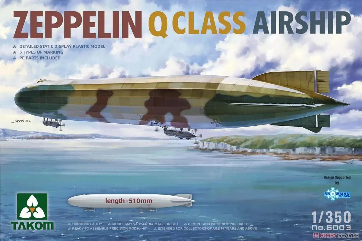 

Takom 6003 1/350 ZEPPELIN Q класс набор моделей воздушного судна