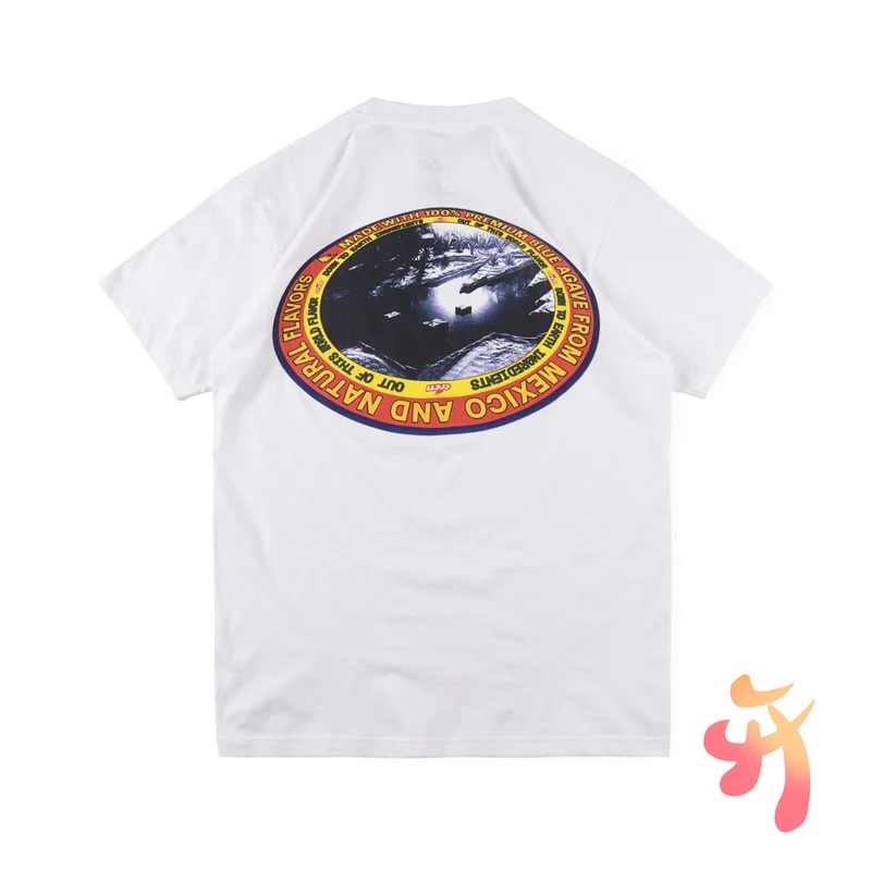 

Travis Scott T-shirts Cactus Oasis Letter Embroidery Men's Women's Casual Short Tees Travis Scott Cactus Jack Tshirts
