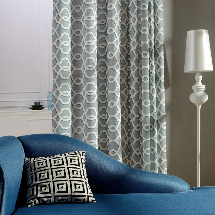 Прямые поставки с фабрики Современные Простые европейские занавески для спальни