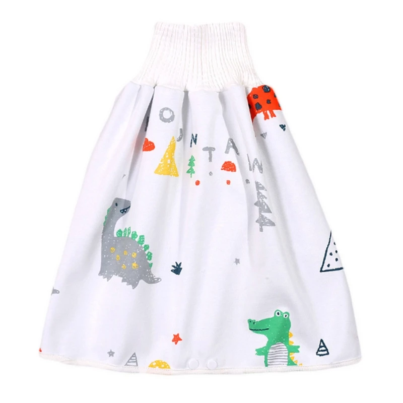 

Newborn Baby Waterproof Cotton Training Pants Cartoon Print Diaper Skirt Bed Pad