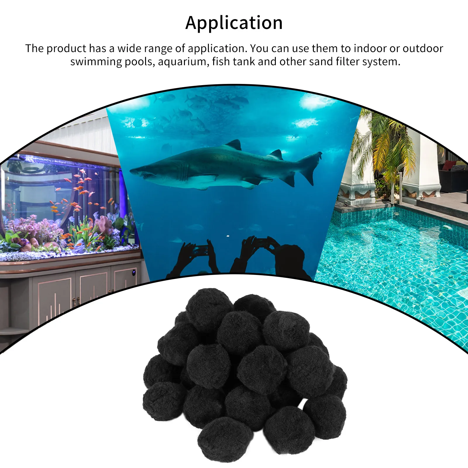 

500/700g Aquarium Filter Media Bio Ball Wet Dry Cotton For Air Pump Canister Clean Fish Tank Pond Sponge Media Washable Reusable