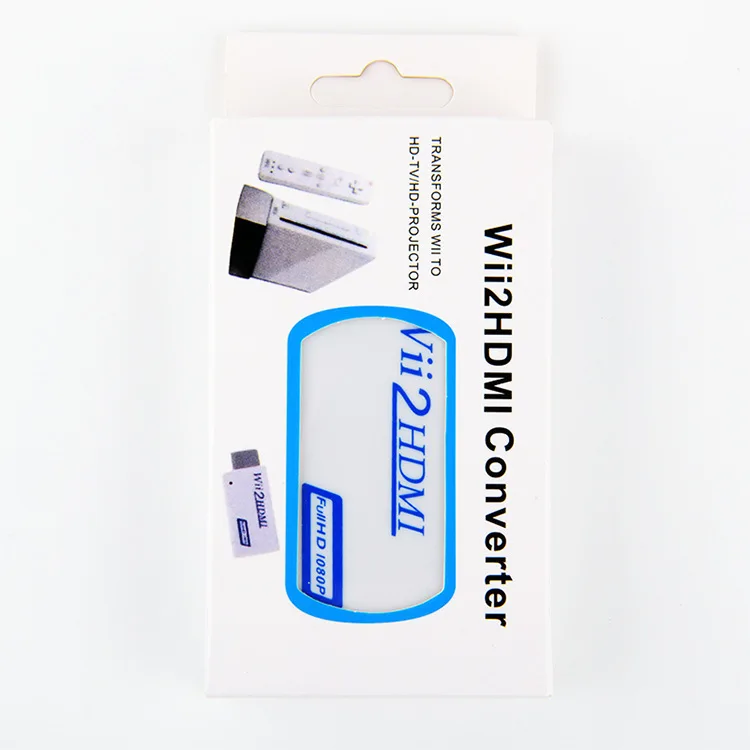 От производителя wii к HDMI адаптер nintendo wii к HDMI 1080P ультра-прозрачный конвертер