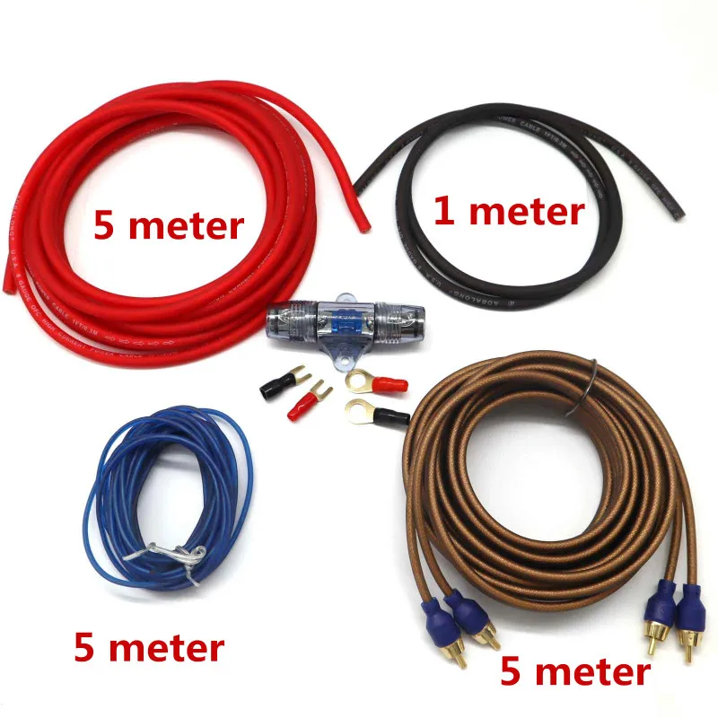 Чистый международный стандарт Медь 4GA автомобильный аудио провода кабеля